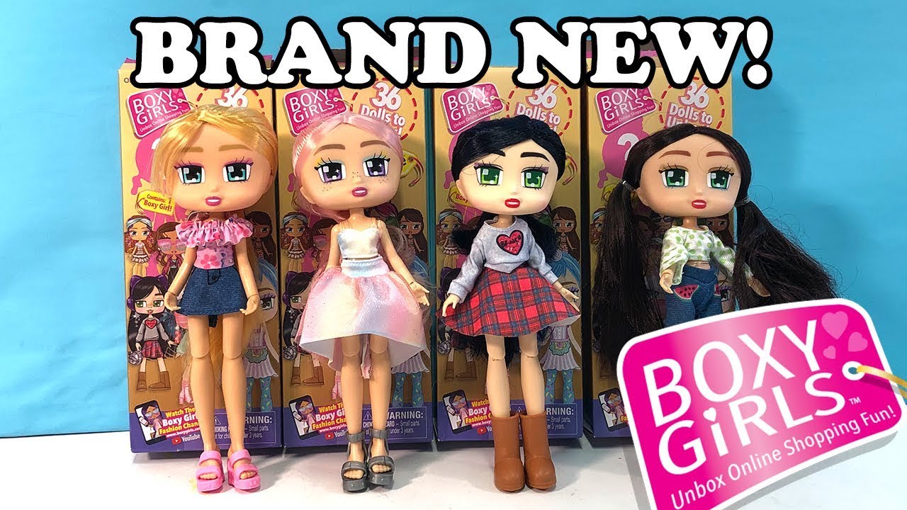 Boxy Girls fashion dolls + Boxy girls unboxing video - Tammymum