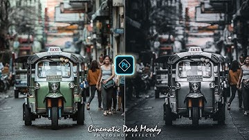 Cinematic Dark Moody Black Color Grading In Photoshop CC Tutorial