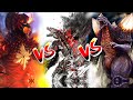 Space godzilla vs destroyeh vs mechagodzilla  monster vs monster  multi versh