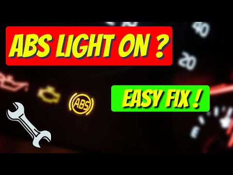 ABS Light ON ? | EASY FIX !