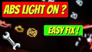 abs light on ? | easy fix !