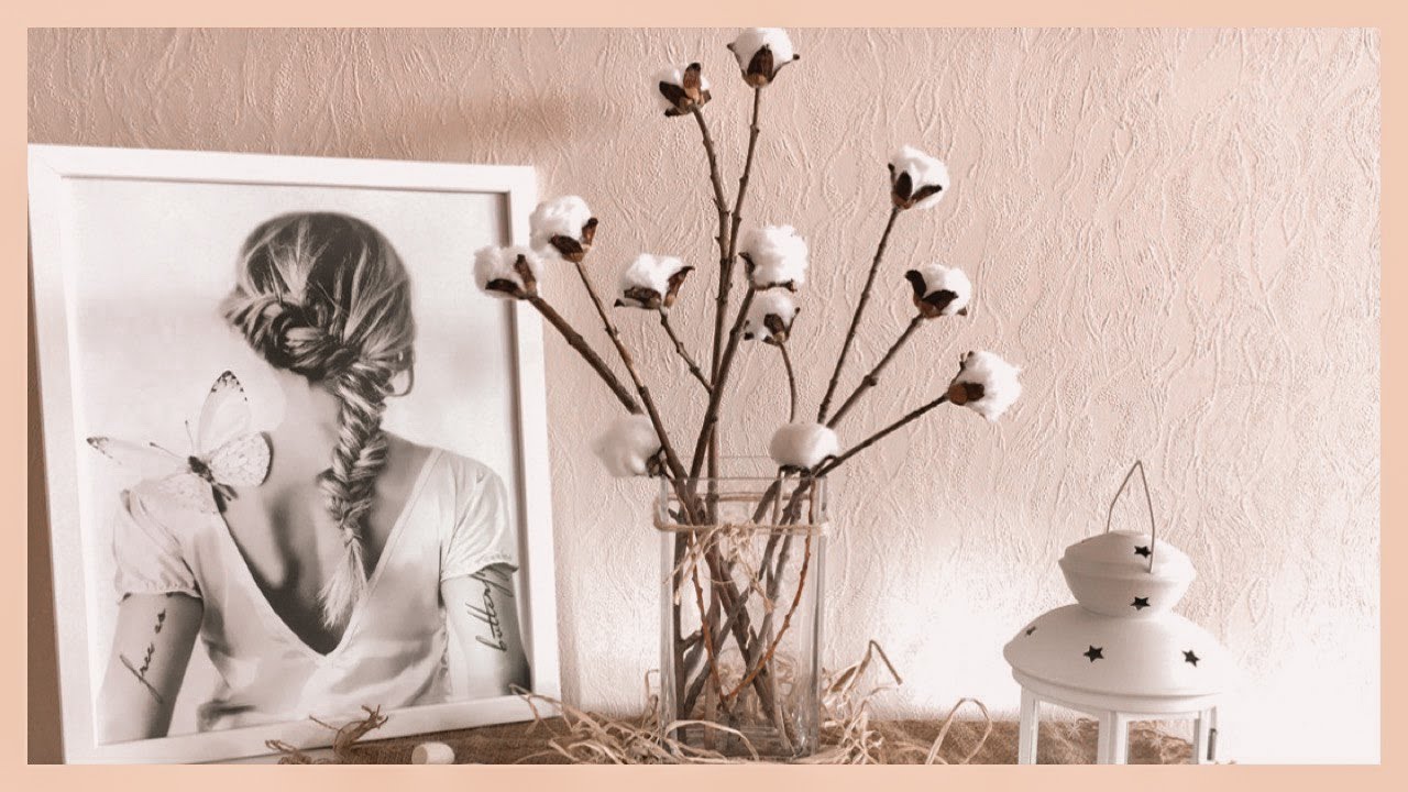 🐩 How to make cotton flowers (DIY) 🐩 YouTube