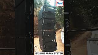 12" Line Array System 1S12 #sound #audio #linearrayspeakers #livesound #viralshort