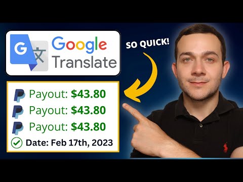 Get Paid +$43.80 EVERY 30 Minutes FROM Google Translate! (Make Money Online 2023)