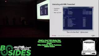BG - WhyMI So Sexy? WMI attacks, Realtime Defense & Advanced Forensic Analysis - William Ballenthin,