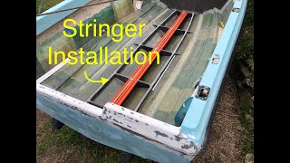 Boat stringer installation Thermolite
