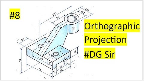 #8 Orthographic projection Engineering Graphics by Deepak Gupta #dgsir #msbte #mumbaiuniversity