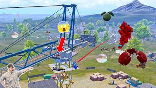 TOWER CAMPER 1000 IQ 😱 🤣 PUBG MOBILE TROLLING NOOBS 😂