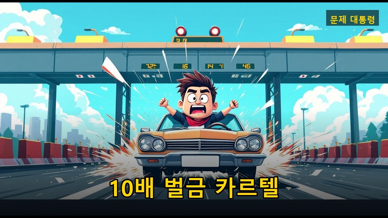 하이패스 미납의 덫: 국가가 설계한 10배 벌금 카르텔 (실제 민원 공개)