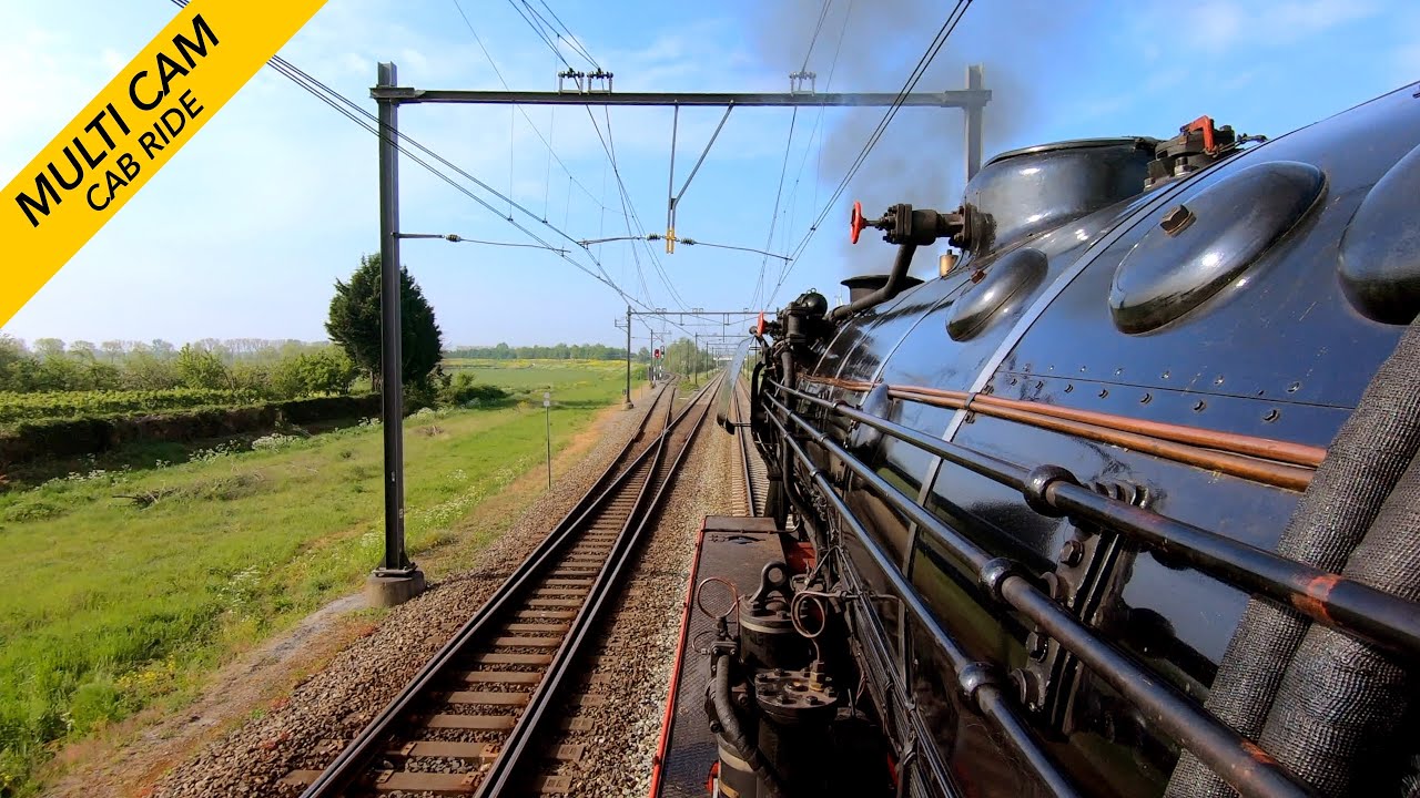 I mounted 4 Gopros on a German Steam Engine: Cab Ride BR 23 Utrecht ...