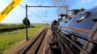 I mounted 4 Gopros on a German Steam Engine: Cab Ride BR 23 Utrecht - &#39;s-Hertogenbosch SSN 7/5/2022