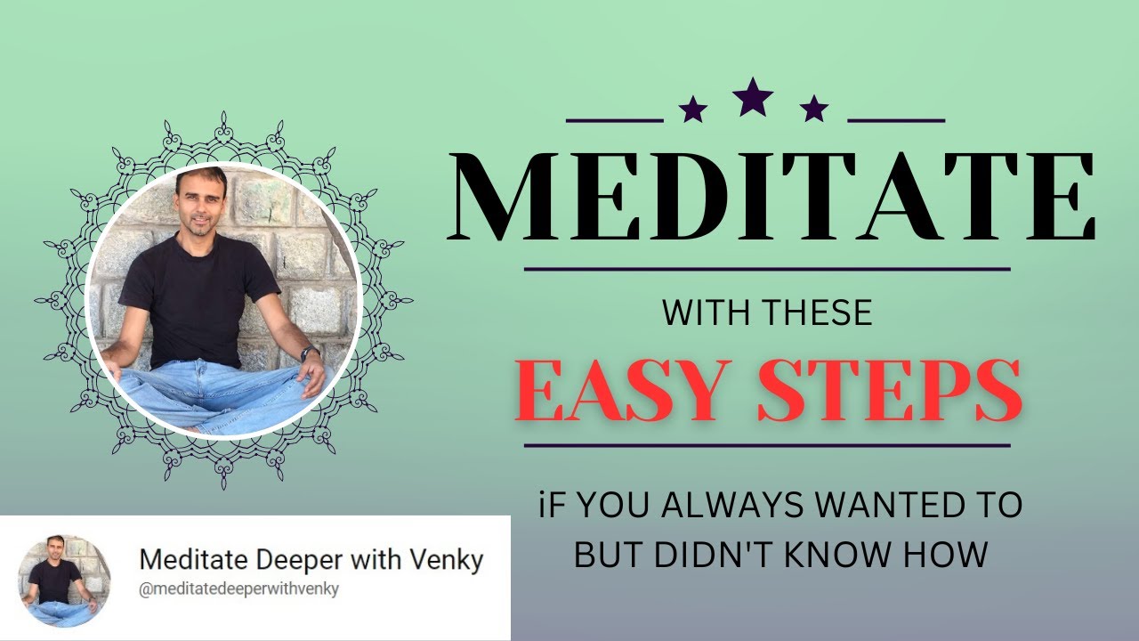Prepare To Meditate With These Easy Steps - YouTube