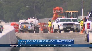 MoPac exit changes