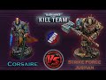 Warhammer 40k  kill team into the dark strike force justian vs corsaire