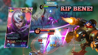 Bro Just Keeps Tossing Me‼️😭Benedetta Vs Jawhead ‼️ Emblem | Build | Gameplay #mobilelegends 