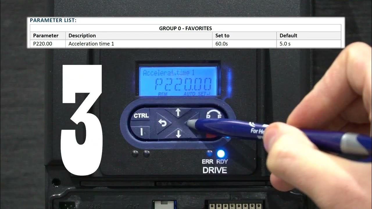 Lenze Protec i550 Configuration VES Artex Academy YouTube