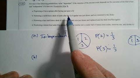 CPM CC2 Section 5.2.3 #5-49 (Independent & Dependent probabilities)