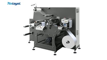 Raloyal HC-320C Narrow Web rotary die cutting & slitting machine