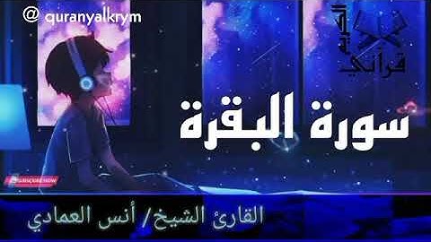 اجمل صوت لقراءة سورة البقرة كاملة بصوت الشيخ/أنس العمادي أرح سمعك