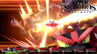 Super Smash Bros Ultimate 8 Player Final Smash Incineroar