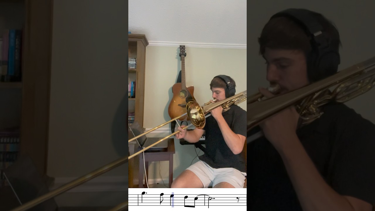 Fly Me to the Moon Trombone Sheet Music Easy