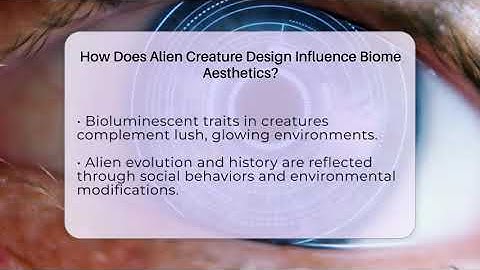 How Does Alien Creature Design Influence Biome Aesthetics? - The SciFi Reel