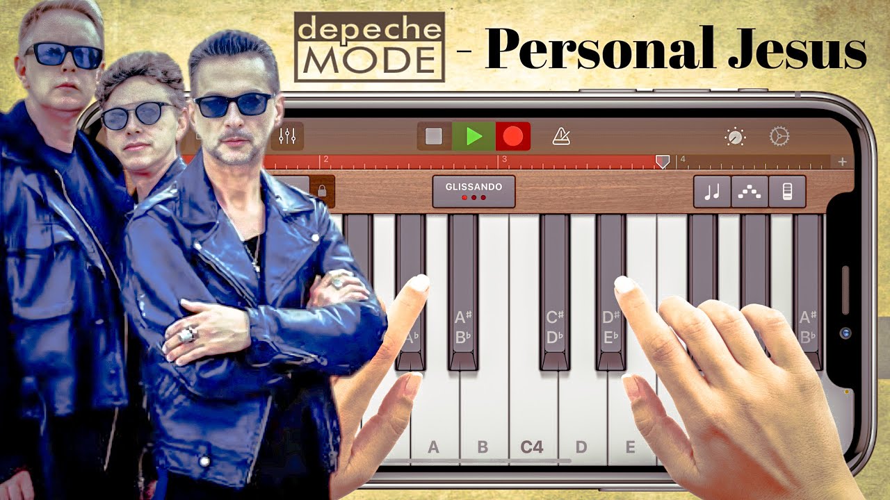 Depeche Mode - Personal Jesus on iPhone (GarageBand)