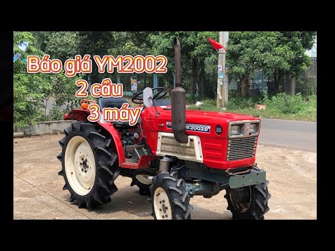 Video Báo Giá máy cày Yanmar 2002D. 2 cầu / 3 máy. Xe đẹp... - youtube