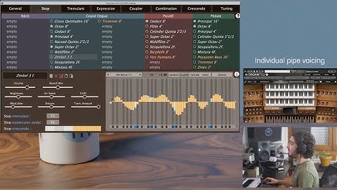 Organteq 2 Tutorial : Stop edit and pipe voicing