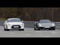 [4k] Porsche 918 Spyder vs Alpha  12+ Nissan GTR R35 TWO races on Highspeed Oval