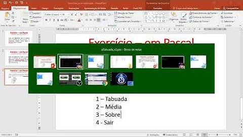 Pascal-B-Condicional-Vídeo 05 - Montando Menu com Estrutura Condicional Multipla Escolha (Case)