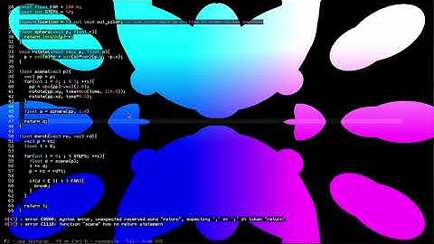 Jumalauta 21 Years Party: Rimina Live Shader Coding