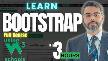 W3Schools Bootstrap Tutorial | Bootstrap Full Course using W3Schools | Bootstrap step by step