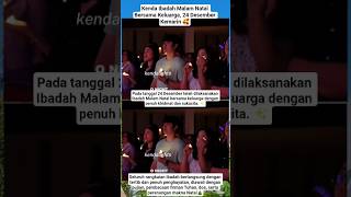 Kenda Ibadah malam Natal Bersama Keluarga 🎄#amandamanopo #kennyaustin #trending #feedshorts