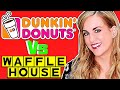 Irish Girl Tries Waffle House vs Dunkin Donuts