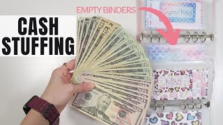 $725 OCTOBER BILLS CASH STUFFING | EMPTY BINDERS | HI MY NAME IS JORDAN I LIVE ON THE STRUGGLE BUS