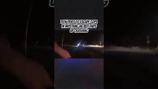 Teen tries to escape cops in Corvette v6 but ends up crashing