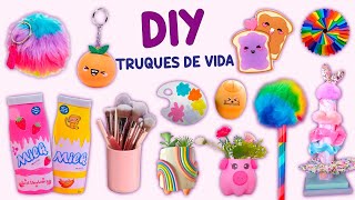 18 TRUQUES DE VIDA FÁCEIS DE DIY E PROJETOS DE DIY - MATERIAL ESCOLAR E MAIS ARTESANATOS ENGRAÇADOS