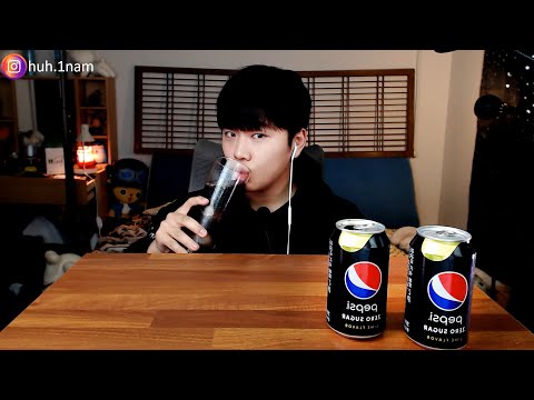 <strong>Pepsi</strong> <strong>Cola</strong> Zero Coke gulp drinking Mukbang ASMR