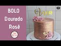 BOLO DOURADO ROSÊ