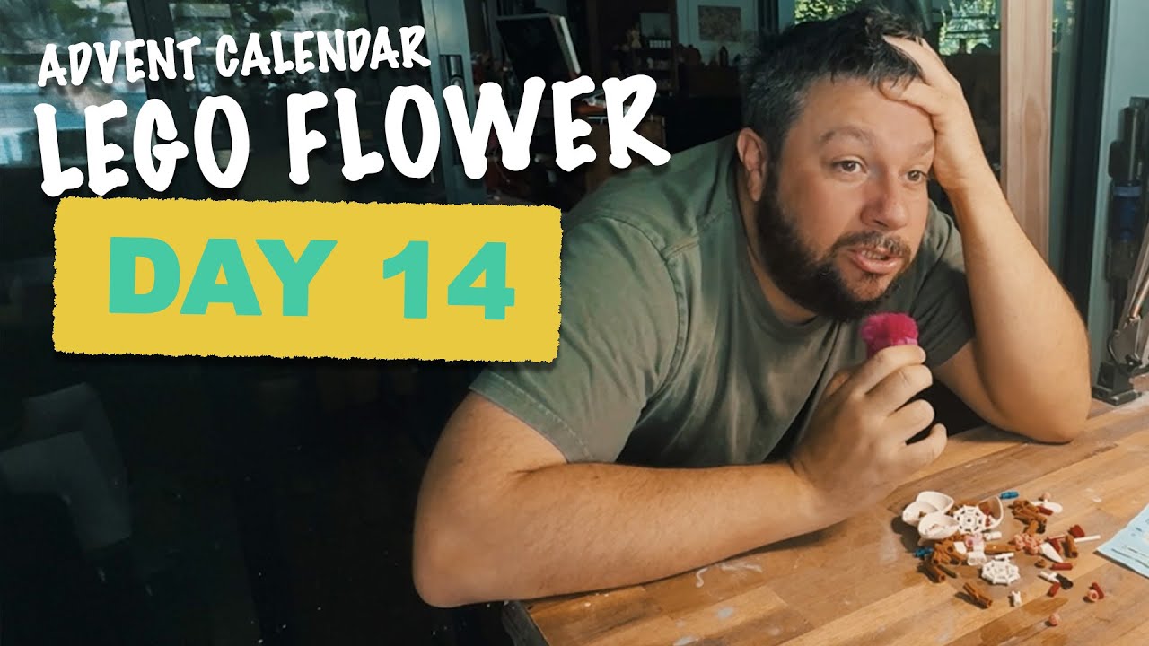 День 14: Адвент-календарь «Цветок из Лего»
