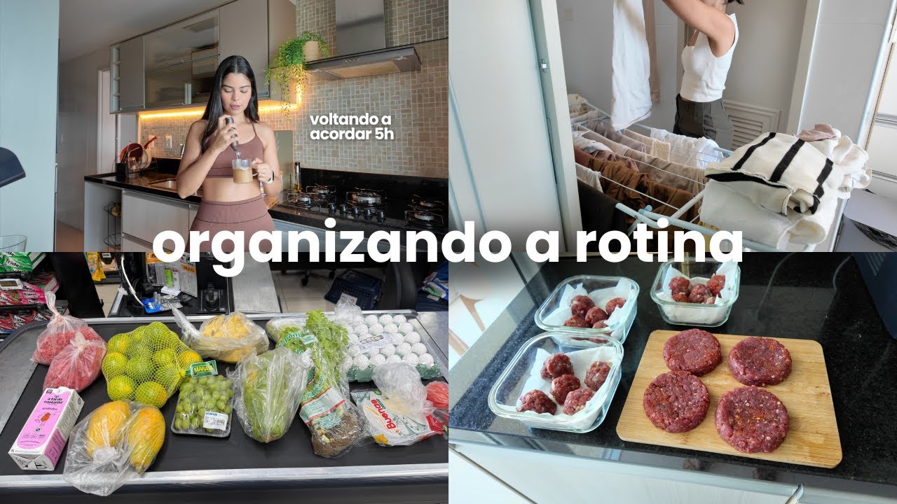 retomando e organizando a rotina, compras mercado, geral na casa, corpo retido e voltei diferente