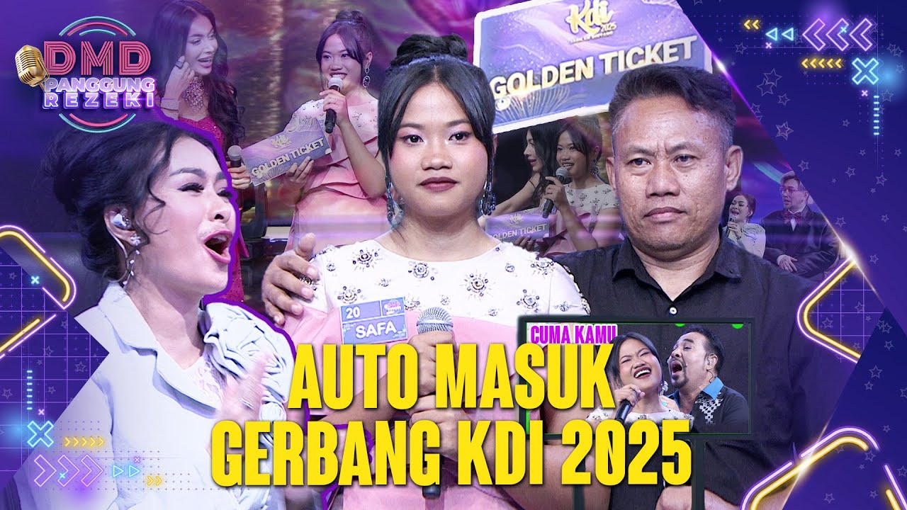 LUAR BIASA😱 Safa Dapat Golden Ticket KDI Dari Tuan Takur👏👏 | DMD PANGGUNG REZEKI