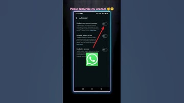 WhatsApp Me Unknown Account Message Ko Block Kaise Kare | Block Unknown Account Message On WhatsAp👍|