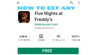 How to download ANY FNAF Games for FREE.mp4 Resimi