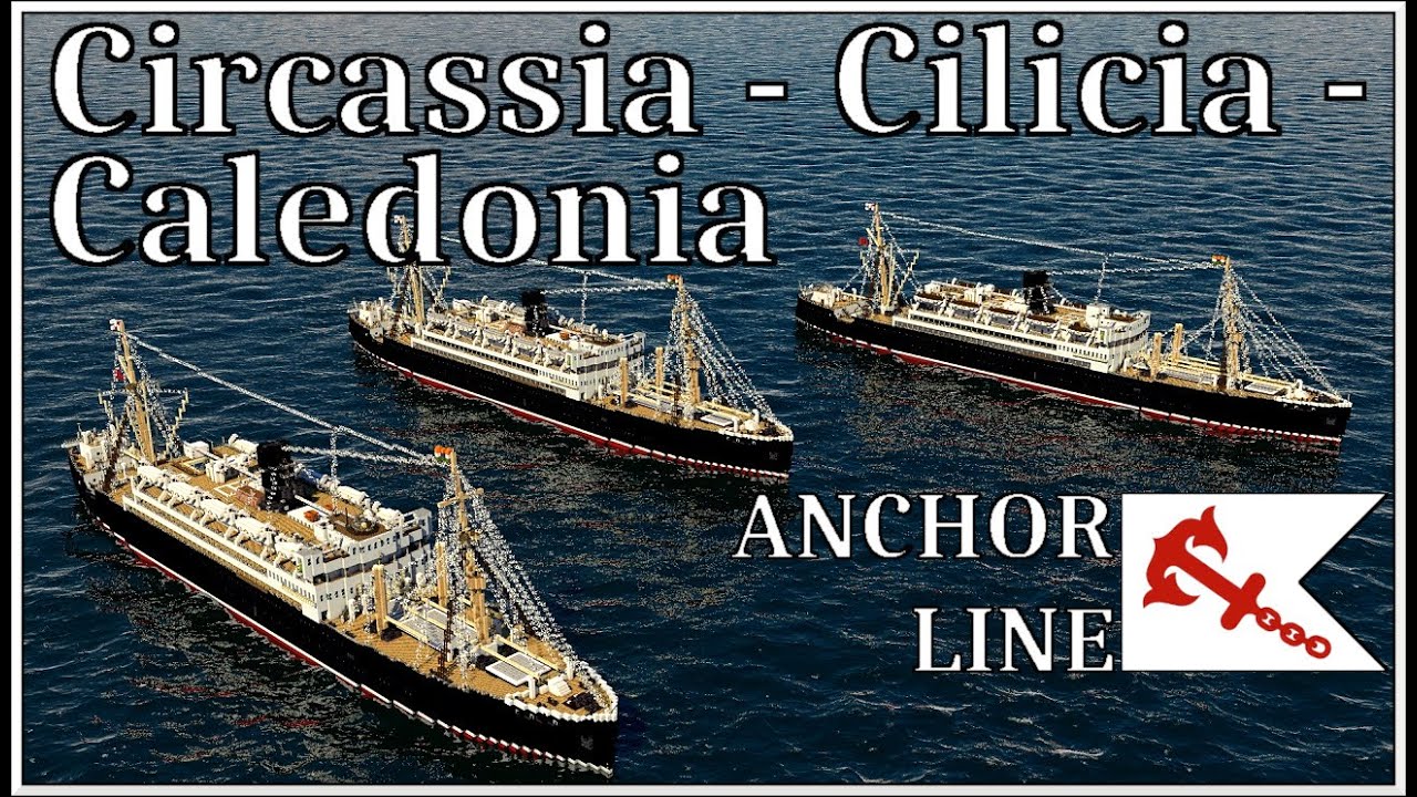 Minecraft M.S. Circassia, M.S. Cilicia & M.S. Caledonia (Anchor