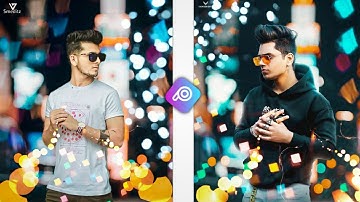 BOKEH LIGHT EFFECT Photo Editing//  BOKEH LIGHT EFFECT Picsart Editing Tutorial // Smeditz