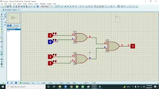 how to make an even parity generator in proteus | simulation of even parity generator in proteus