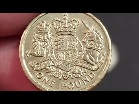 UK 2015 ROYAL COAT OF ARMS £1 COIN VALUE + REVIEW