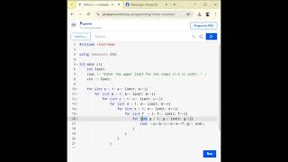 NESTED FOR LOOP SYNTAX CORRECT